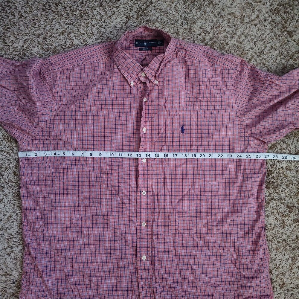 Ralph Lauren Shirt Men Sz XL Blake Short Sleeve Button Up USA Oxford - Picture 4 of 6
